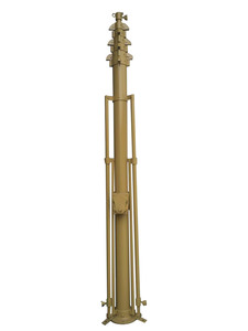 Mât télescopique jaune de 12 m de haut, mât télescopique chinois en vente - Product Image 6