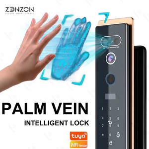 Tuya App vân tay Tủ Lỗ mộng xi lanh mật khẩu kiểm soát truy cập Video intercom không dây chuông cửa khóa - Product Image 4