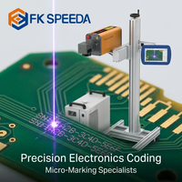 Sistema de Marcado Láser UV Profesional FK SPEEDA, 3W 5W 10W, Procesamiento en Frío de Alta Velocidad para Codificador de Embalaje de Todos los Materiales