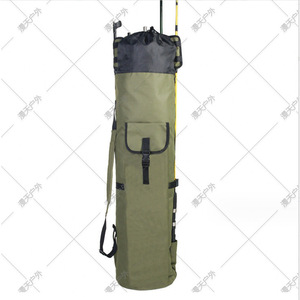 Bolsa para Cañas de Pescar, Tela Oxford 600D, Gran Capacidad, Correa para el Hombro, Multiusos, Bolsa de Almacenamiento para Aparejos de Pesca Marina - Product Image 1