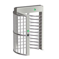 Mécanisme de tourniquet de renforcement Code Qr biométrique Lecteur de cartes Rfid Contrôle d'accès Porte de tourniquet pleine hauteur