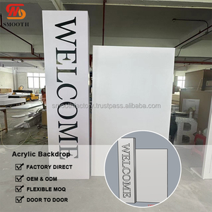 Letrero de Bienvenida Personalizado para Bodas, Decoración Exterior, Fondo Acrílico, Tablero de Asientos de PVC para Eventos y Fiestas - Product Image 2