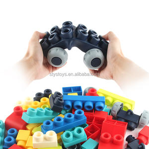 บล็อกก่อสร้างแบบนิ่มสำหรับเด็กชุดของเล่นบล็อกก่อสร้างอิฐบล็อกตัวต่อเพื่อพัฒนาการทางสติปัญญาในช่วงต้น - Product Image 5