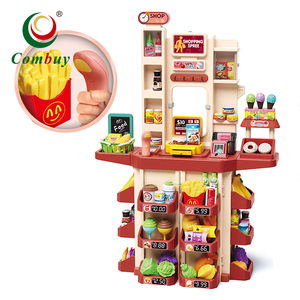Juego <span class=keywords><strong>de</strong></span> Juguetes <span class=keywords><strong>de</strong></span> Supermercado con <span class=keywords><strong>Caja</strong></span> <span class=keywords><strong>Registradora</strong></span> y Mesa <span class=keywords><strong>Grande</strong></span> - Product Image 1