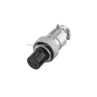 GX12 2-7pin Panel Mount Aviation Plug Male & Female Connector Accessories 3-4-5 Sizes Available