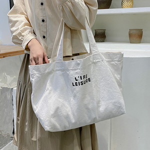 Bolsa de Mano de Lona de Algodón para Mujer, Personalizable con Logotipo y Color, Reutilizable para Compras - Product Image 5