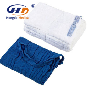 Y tế tiêu hao gạc gạc miếng đệm bụng thấm phẫu thuật vô trùng gạc <span class=keywords><strong>Lap</strong></span> miếng bọt biển với vòng bông màu xanh - Product Image 4