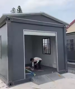 Garages en acier pliables mobiles <span class=keywords><strong>de</strong></span> 20 pieds 40 pieds avec <span class=keywords><strong>porte</strong></span> roulante manuelle et automatique Installation rapide Hangars <span class=keywords><strong>de</strong></span> stockage et maisons <span class=keywords><strong>de</strong></span> conteneurs - Product Image 5