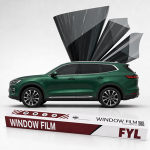 Film pour vitres effet <span class=keywords><strong>caméléon</strong></span>, film par pulvérisation magnétron, VLT20-70% IRR85%+ UV99%, haute réjection de chaleur, anti-éblouissement, automobile - Product Image 1