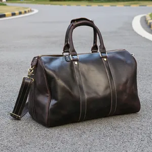 Sac de voyage en cuir véritable pour homme, nouvelle collection 2023