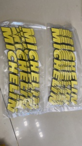 Pegatinas 3D para Llantas de Coche y Motocicleta, Letras Estéreo en PVC, Personalizadas, Decorativas - Product Image 4