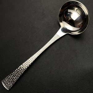Cuchara de sopa de acero inoxidable 304 con diseño de cola de pez, colador para servir arroz con leche y sopa, herramienta de cocina apta para lavavajillas - Product Image 4