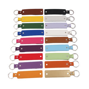 Porte-clés DIY en similicuir coloré, pendentif de téléphone pour couple, cadeau créatif personnalisé - Product Image 2