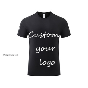 T-shirt personnalisé pour homme, col rond, 300 g/m², impression numérique de logo de haute qualité, 2026 - Product Image 2