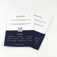 Flyer en papier imprimé avec logo personnalisé, papier artistique, impression couleur, brochure, impression recto verso, impression à la demande, vente directe d'usine