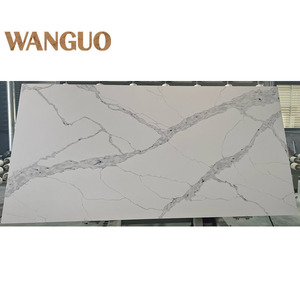 2025 nhà máy giá bán buôn 3200x1600 mét trắng đánh bóng bề mặt nhân tạo hiện đại đánh bóng trắng đá thạch anh <span class=keywords><strong>Countertop</strong></span> - Product Image 2