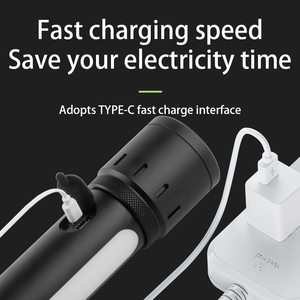 Reflector impermeable superbrillante de aleación de aluminio para exteriores, linterna táctica multifuncional, linterna <span class=keywords><strong>LED</strong></span> IP65 impermeable - Product Image 5