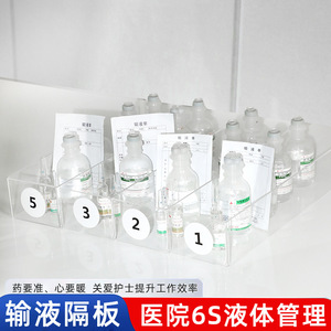 Boîtes d'infusion Sishubang, armoires d'hôpital pour une organisation de stockage efficace, gestion 6S, compartimentées pour l'infusion - Product Image 4