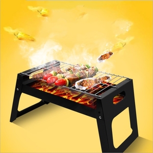 Portable pliant en acier inoxydable <span class=keywords><strong>Barbecue</strong></span> gril à charbon galvanisé sans fumée intérieur/extérieur bureau table fumeur <span class=keywords><strong>Camping</strong></span> <span class=keywords><strong>gaz</strong></span> - Product Image 2