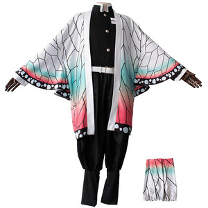 Costume de cosplay pour adultes et enfants, inspiré de l'anime Demon Slayer Kimetsu No Yaiba, avec des tenues de Kamado <span class=keywords><strong>Tanjirou</strong></span> et Kamado Agatsuma Zenitsu, et des kits de <span class=keywords><strong>kimono</strong></span> - Product Image 1