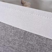 Panier de rangement pour vêtements pliable écologique et minimaliste de forme carrée pour la chambre à coucher et la garde-robe, utilisation pour la literie