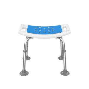 Tabouret de <span class=keywords><strong>douche</strong></span> 1104B-1, hauteur réglable, siège en HDPE, pieds en aluminium 6063-T5, antidérapant, léger, antirouille, chaise de sécurité - Product Image 2