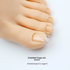 Modèle de <span class=keywords><strong>pied</strong></span> en silicone de qualité supérieure Zeal Shine pour la pratique des ongles, pieds avec ongles insérables, <span class=keywords><strong>manucure</strong></span> <span class=keywords><strong>pied</strong></span> - Product Image 6