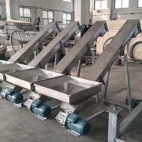 Mesin pemberi makan Auger tepung beras Grist Tubular Screw Conveyor dengan Hopper