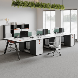 Escritorio de Oficina Moderno de Madera Premium con Soporte para Pantalla y Organizador, Diseño Modular - Product Image 4