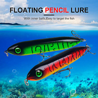 Leurre de pêche Luya en plastique 11,5g 10,2cm, 102mm, double hameçon, longue portée, pour la pêche en mer à la bar et au brochet, pêche en bateau