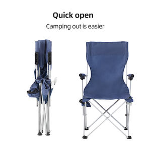 Складной туристический стул HOMFUL с новой конструкцией, легкий, с удобными подлокотниками - Product Image 2