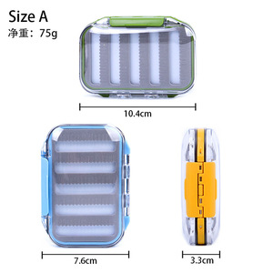 Boîte <span class=keywords><strong>à</strong></span> mouches en silicone multi-tailles avec logo personnalisé pour mouches de pêche - Product Image 6