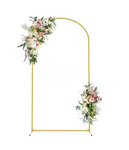 Struttura ad Arco in Metallo per Palloncini Decorazione per Feste di Compleanno Supporto per Sfondo Arco Floreale per Matrimoni Oro - Product Image 5
