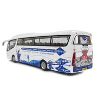 Modèles de bus à l'échelle 1/76 personnalisés, modèles de bus de tourisme en métal moulé sous pression, collectionnables
