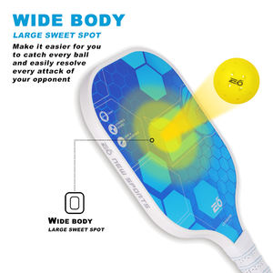 Juego <span class=keywords><strong>de</strong></span> Palas <span class=keywords><strong>de</strong></span> Pickleball Premium <span class=keywords><strong>de</strong></span> Grafito y Fibra <span class=keywords><strong>de</strong></span> Carbono con Bolsa para Pelotas - Product Image 6