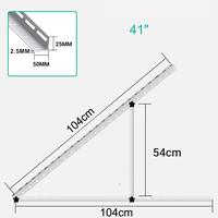 Support de panneau solaire en gros à angle réglable, installation rapide, support inclinable triangulaire
