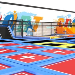 สนามเด็กเล่นในร่มสำหรับเ<span class=keywords><strong>ด</strong></span>็กเล่นแทรมโพลีนปราสาทซนและนินจาอุปสรรคสำหรับห้างสรรพสินค้า - Product Image 3