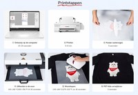 InkSonic C13B R1390 13 pouces A3 imprimante DTF avec four avec ordinateur portable et presse machine de transfert direct d'usine approvisionnement en gros vente en gros