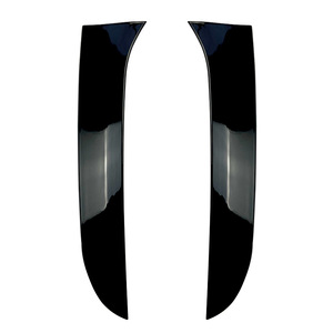 Spoiler de pare-chocs arrière Volkswagen Golf 6 Mk6 Variant, style queue de canard, noir piano, ABS, lèvre latérale - Product Image 1