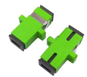 SC/ APC محول الألياف البصرية Couper Singlemode Singlemode singlex غطاء أخضر أسود لتوصيل سلك التصحيح بالألياف البصرية - Product Image 3