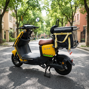 Electric Delivery <b>Scooter</b> 2000W Motor Led Headlight DRL Front Steel Guard Bar 200kg Load Capacity for City Express Parcel - Product Image 1