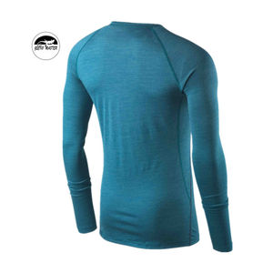 W.R.A.P GECKO MASTER Capa base de lana <span class=keywords><strong>merino</strong></span> de manga larga Calzoncillos largos de cuello redondo para hombre - Product Image 5