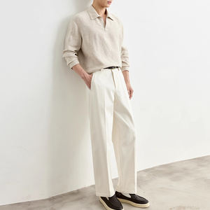 <span class=keywords><strong>Polo</strong></span> da uomo personalizzate OEM <span class=keywords><strong>camicia</strong></span> pendolare 100% <span class=keywords><strong>lino</strong></span> colletto Business Casual vacanza top fornitura all'ingrosso <span class=keywords><strong>di</strong></span> <span class=keywords><strong>Polo</strong></span> - Product Image 4