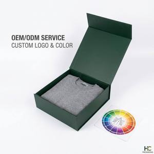 Custom Extra <b>Large</b> Foldable Rigid Magnetic Luxury <b>Gift</b> <b>Box</b> Recycled Materials Four-Color Printing Matt Lamination Handle - Product Image 2