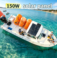 Alecter APH-FB259 150W 20V Couverture Solaire Pliable Étanche IP64 Haute Efficacité 22,5% Prise Anderson Générateur Camping VR Bateau