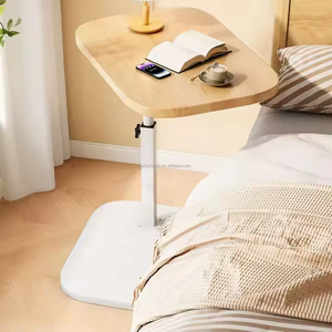 Muebles para el hogar, mesa de centro en forma de <span class=keywords><strong>C</strong></span>, mesa auxiliar rectangular de madera para sala de estar, estudio, cabecera o balcón, mesa de centro pequeña - Product Image 4