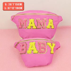 Personnalisable S/M Jeux Nylon Ceinture Sac Mignon Nylon Fermeture Éclair Stock Multi Couleurs Taille Sacs Sling Fanny Pack Filles - Product Image 3