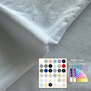 Özel CVC Tek Katlı Jersey Kumaş Yumuşak Nefes Alabilen Esnek Tüylenmez UV Korumalı Organik Örme Aktif Giyim - Product Image 5