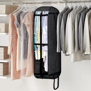 Sortie d'usine sacs de vêtements suspendus portables stockage de garde-robe sacs de déménagement vêtements robes manteaux vestes y compris couverture de <span class=keywords><strong>costume</strong></span> - Product Image 6