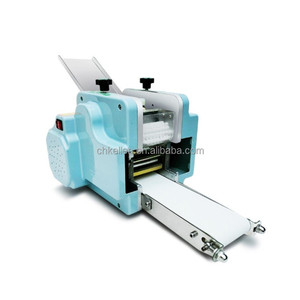 Machine à feuilles de pâte carrées motorisée à prix réduit, machine à emballer les Siomai/machine à emballer les tortillas, haute productivité 60 pièces/min - Product Image 3